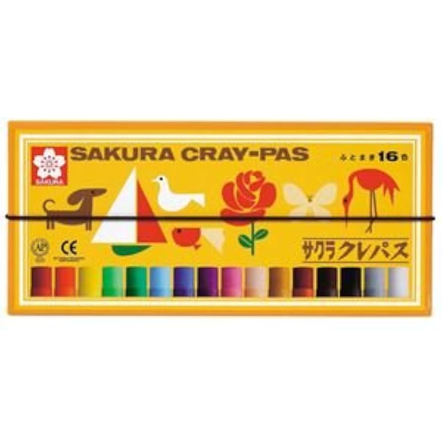 Amazon.co.jp: （まとめ） サクラクレパス クレパス太巻 16色